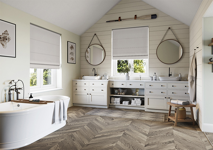 Norleigh, Silver - Twist&Fit Roman Blind - Image 7